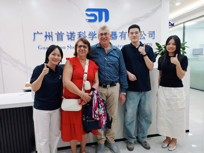 Australian customers visited Guangzhou Solutia and explored the application of cutting-edge technologies in flexible packaging testing