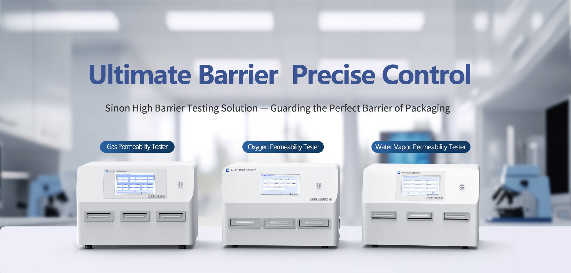 Packaging material high barrier testing instrument