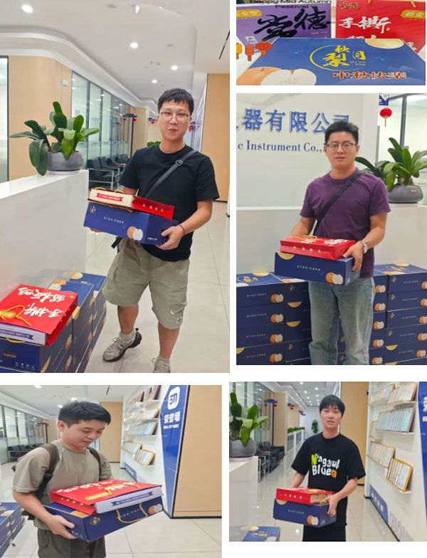 首诺家人陆续领取手礼